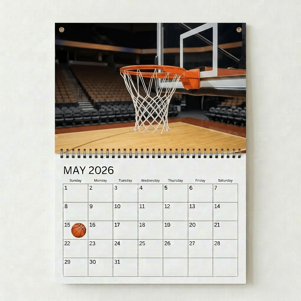 Replace slam dunk with basketball hoop